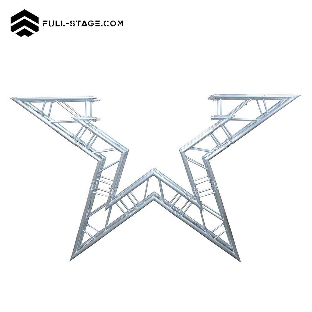 Estrella de 5 puntas en Truss F34 de 3m