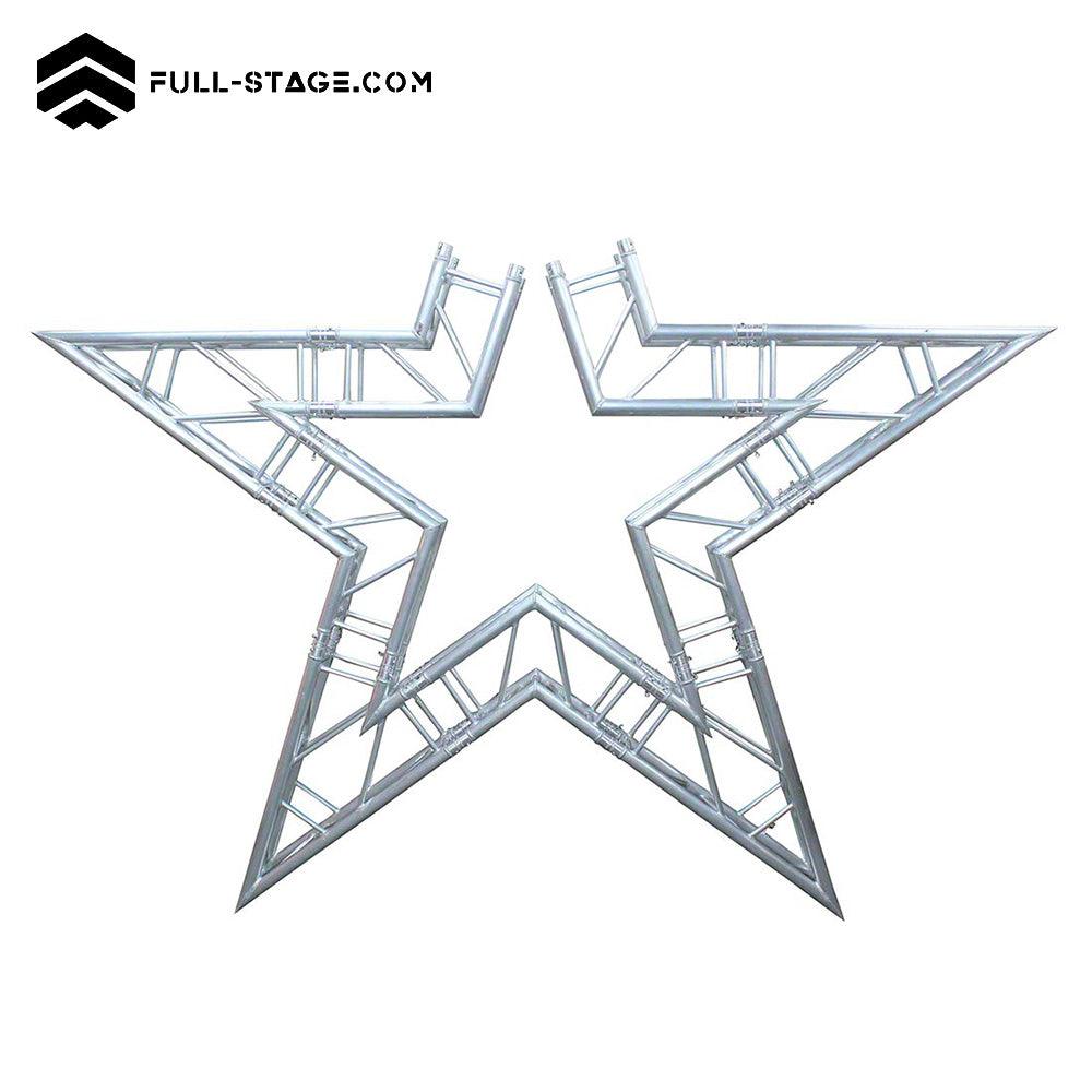Estrella de 5 puntas en Truss F34 de 3m