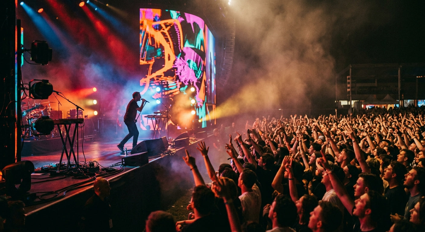 Presupuesto técnico de un concierto: desglose real de costes AV, luz y escenario