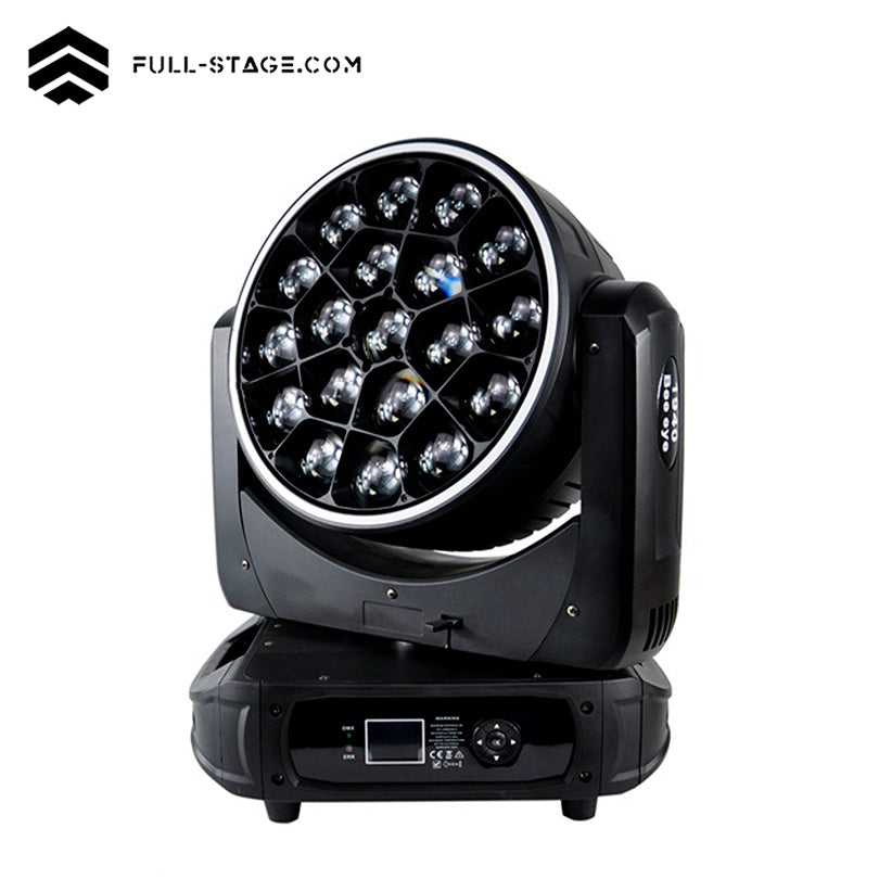 19x40W LED Moving Head Wash Light – RGBW Rotating Mirror | Full-Stage