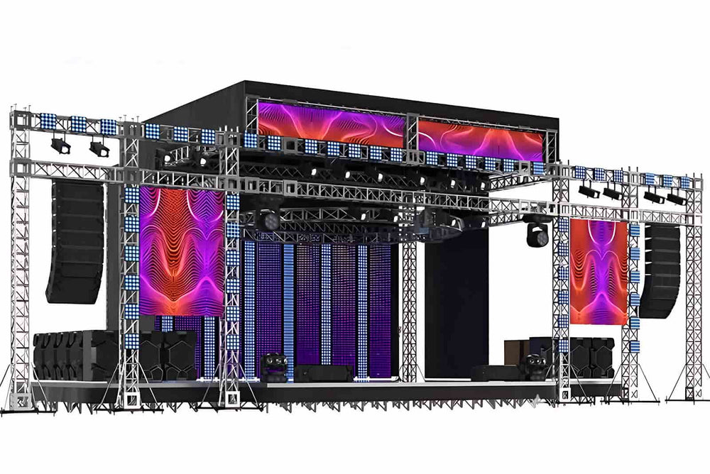 Set Truss para Pantalla LED de 3x2 m — Full-Stage
