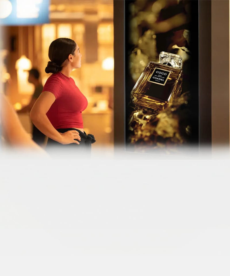 Pantalla led publicitaria interior para tiendas y comercios