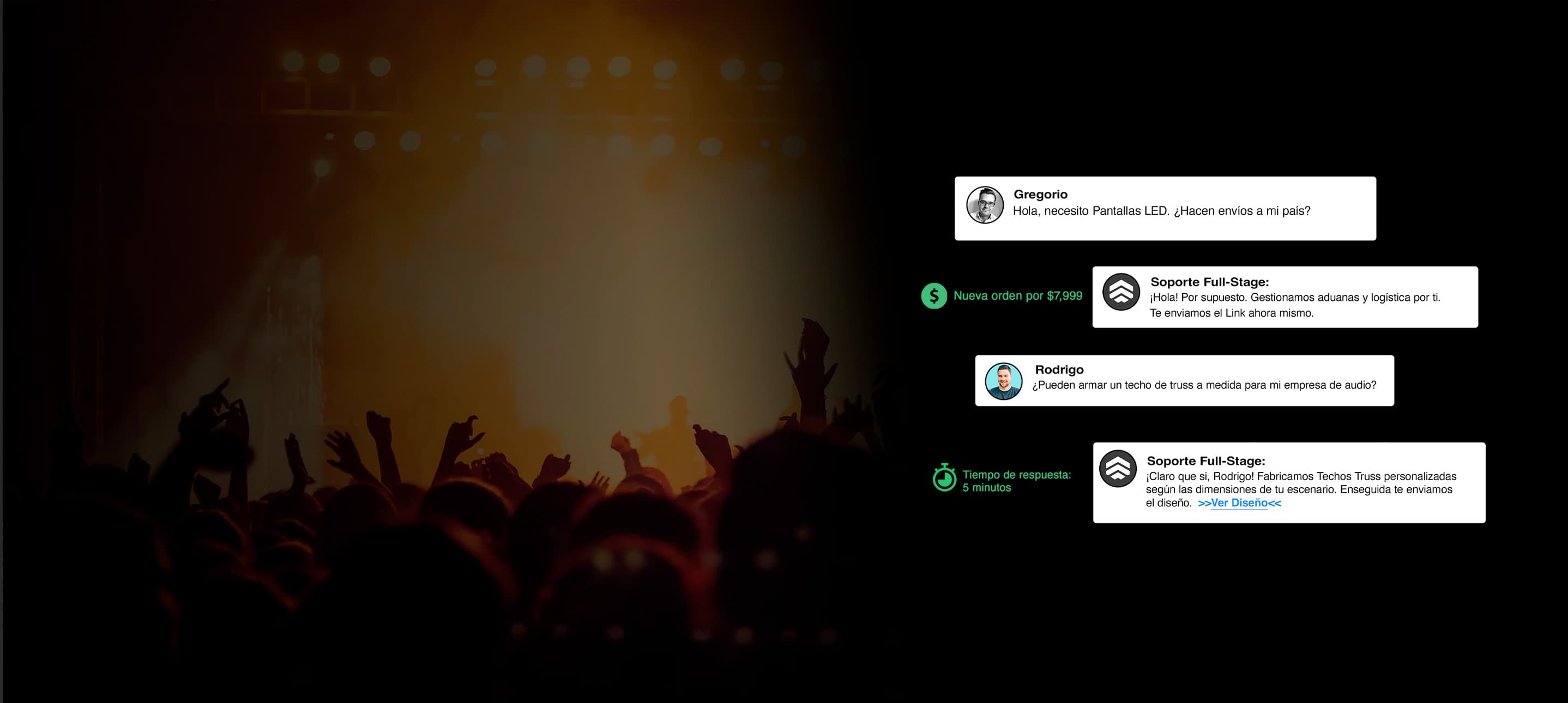 Full-Stage.com es tu tienda online de equipos para eventos, iluminación, Estructuras, escenarios y mucho más 