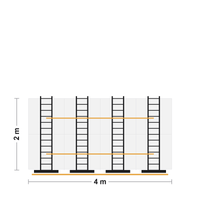Alzado del ground support de 4 × 2 m - Miniatura 2