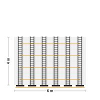 Alzado del ground support de 6 × 4 m - Miniatura 2
