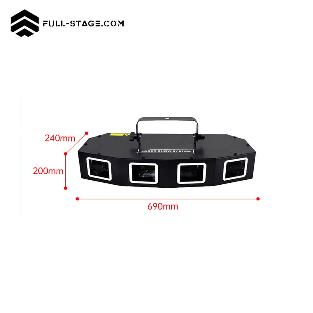 Ilumina tu Mundo: Lámpara Láser EDM 60W RGB, la Elección para Eventos Exclusivos - Full-Stage