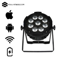 Versatilidad Profesional: Luz Par LED 9x18W RGBWAP Inalámbrica de Full-Stage - Miniatura 1