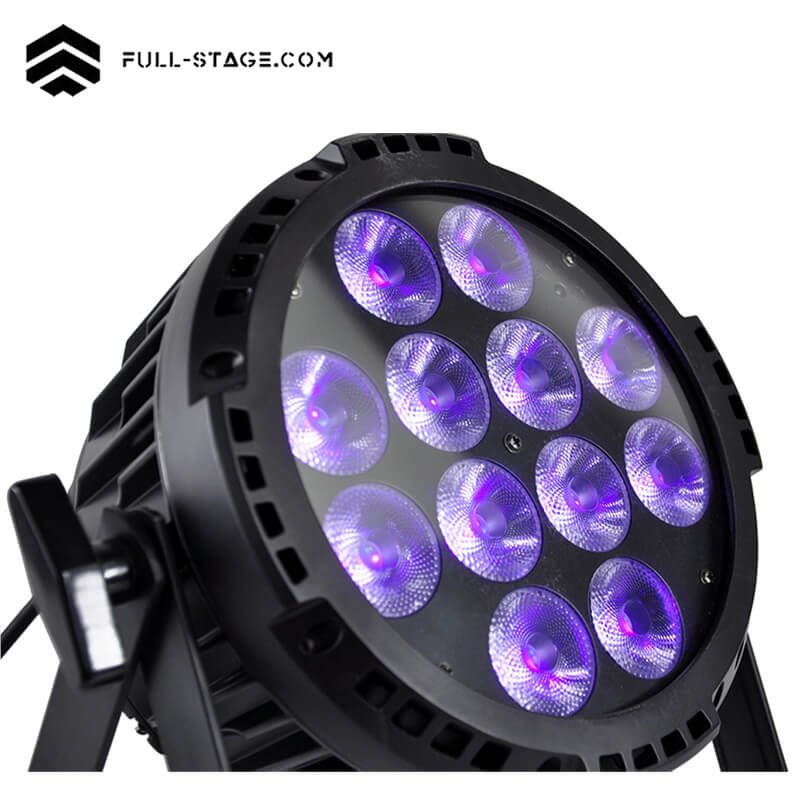 Par LED 12x6W RGBWA + UV IP65 Recargable - Full-Stage