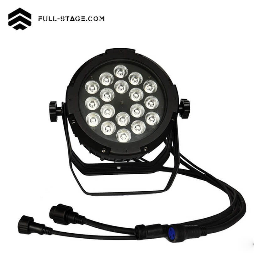 مصباح LED Par 18x18W RGBWA+UV IP65