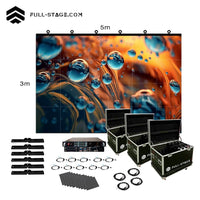 Pantalla LED exterior P2.6 de 5x3 metros de Full-Stage - Miniatura 1