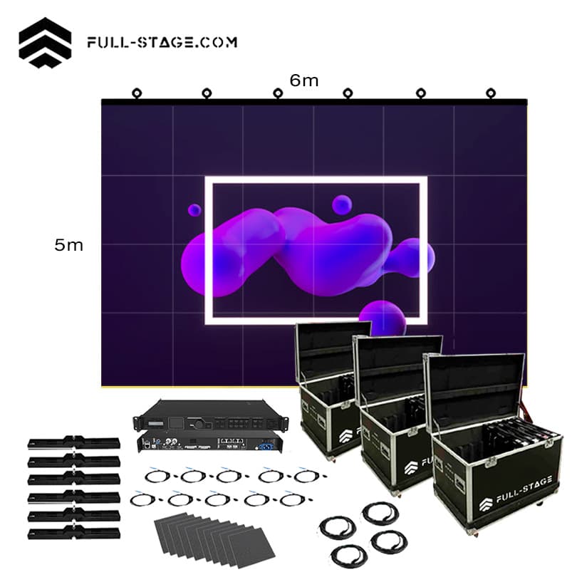 Pantalla LED Exterior P2.6 de 6x5 metros - Full-Stage