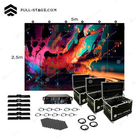 Pantalla LED Exterior P2.9 de 5x2.5 metros Full-Stage, set todo en uno con envio a nivel mundial