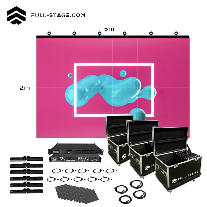 Pantalla LED Exterior P2.6 de 5x2 metros - Full-Stage