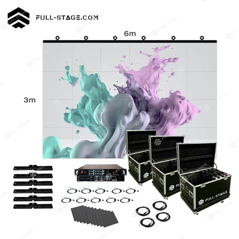 Pantalla LED exterior P3.91 de 6x3 metros de Full-Stage, Perfecta para grandes eventos