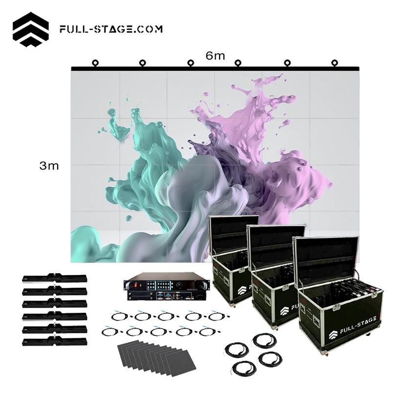 Pantalla LED exterior P3.91 de 6x3 metros de Full-Stage, Perfecta para grandes eventos