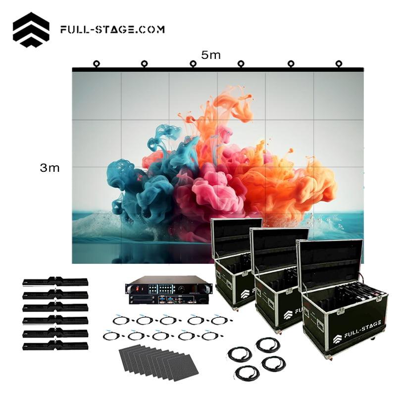 Pantalla LED Exterior P4.81 de 5x3 metros Full-Stage