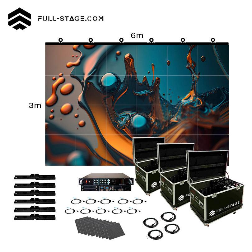 شاشة LED داخلية مقاس 6x3m P3.91 - Full-Stage