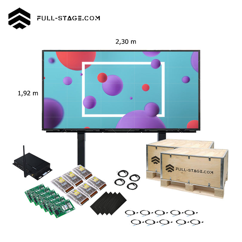 Pantalla LED Publicitaria Exterior P3 de 2,30x1,92 metros
