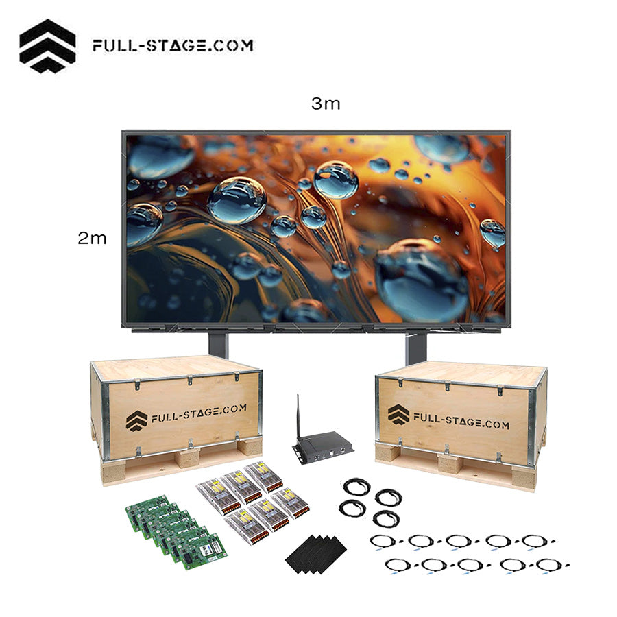 شاشة LED للإعلانات الخارجية P4 مقاس 3×2 متر - Full-Stage
