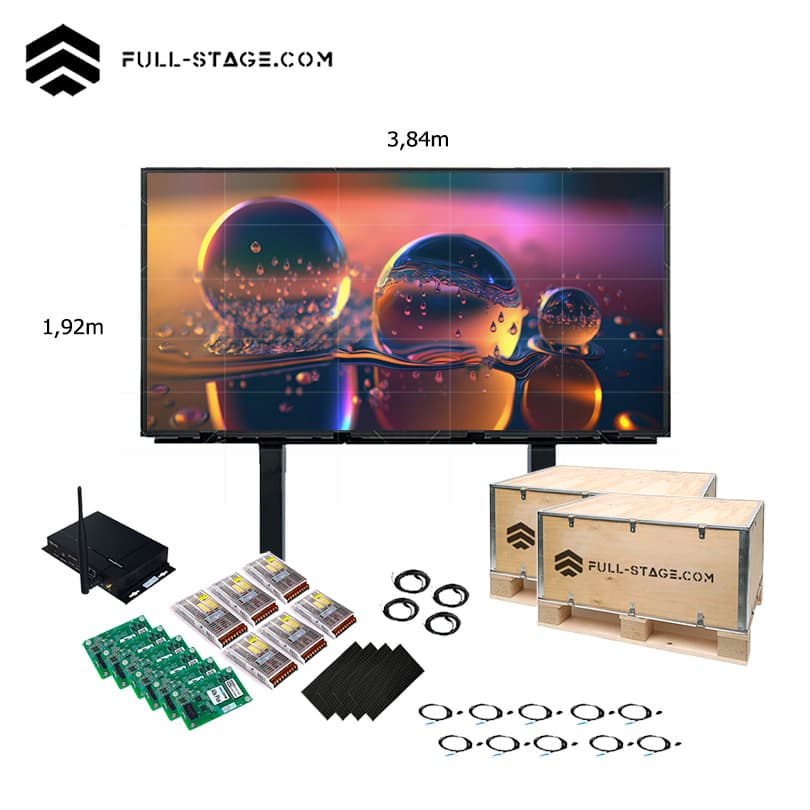 4x3 meter P4 outdoor advertising LED screen