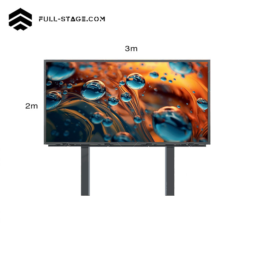 3x2 meter P4 outdoor advertising LED screen