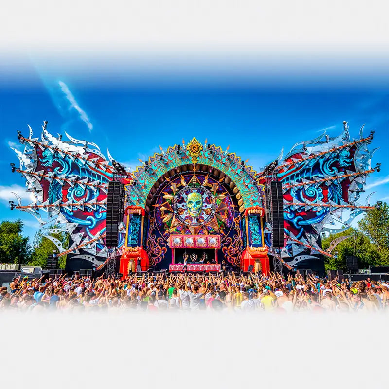 Pantalla LED Exterior P3.91 en concierto masivo