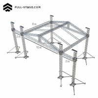 techo truss triangular o dos aguas de  Full-Stage certificado por TÜV Rheinland - Miniatura 1