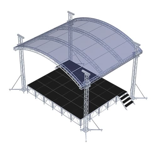 Techos en estructuras truss de full-stage: Elegancia, resistencia y durabilidad para eventos inolvidables